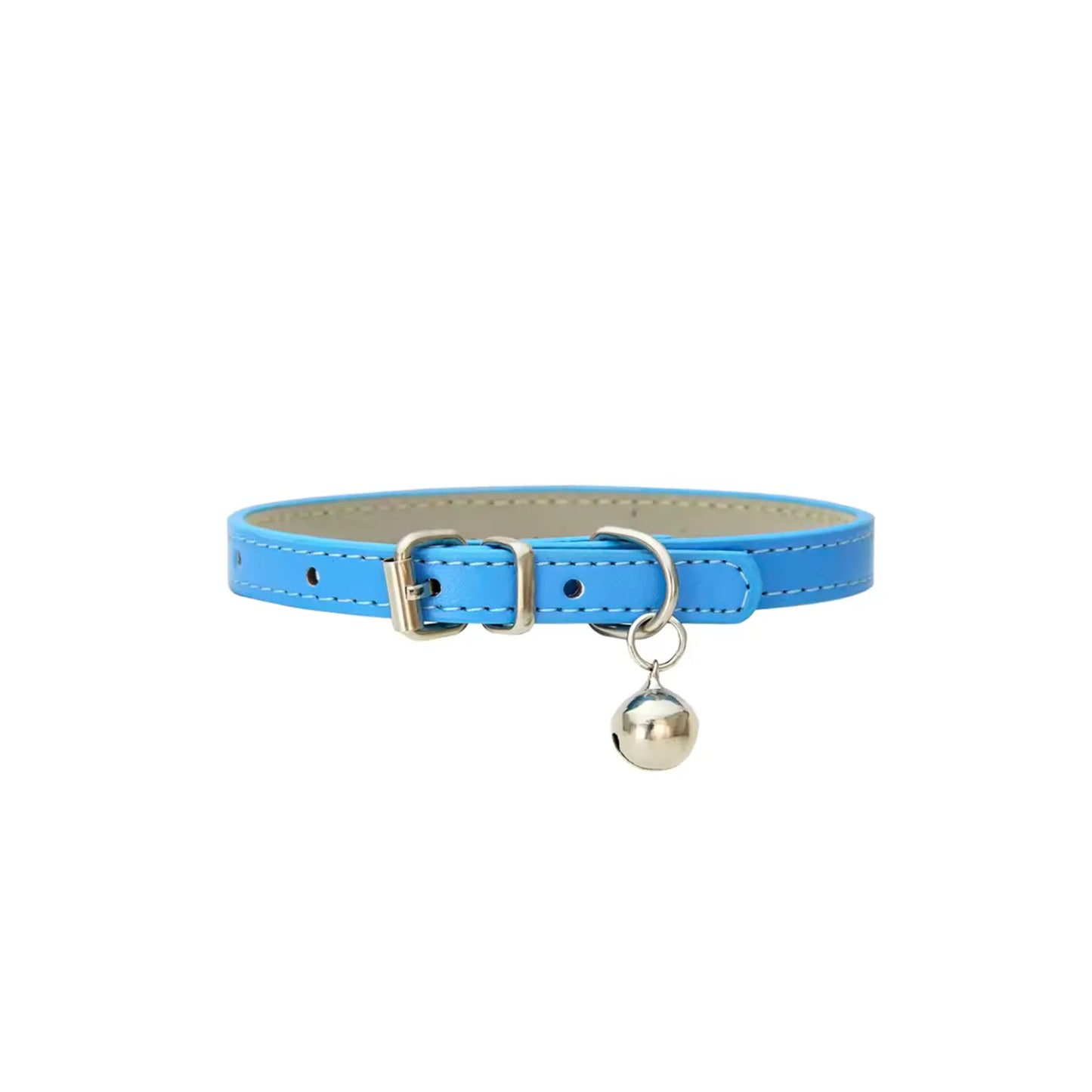 Collier cuir bleu compatible CatPass Secure 2.0